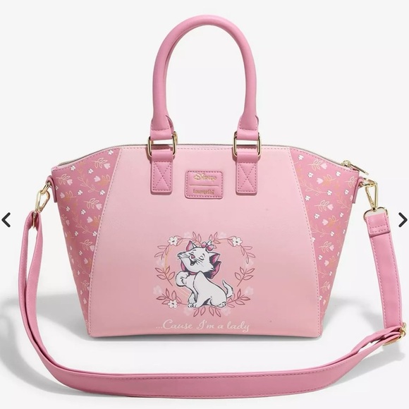 Loungefly Handbags - LOUNGEFLY  Disney The Aristocats Marie Flowers Satchel Bag New